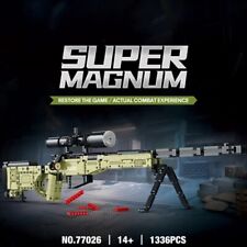 1336 peças conjunto militar de blocos de construção modelo rifle sniper AWM comprar usado  Enviando para Brazil