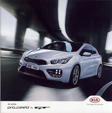KIa  Pro Ceed GT 2015 catalogue brochure Hongrois Hungarian rare na sprzedaż  PL