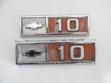 Vintage Original Par de Emblemas Laterais 1965 Chevy Truck C10 GM 3856094 comprar usado  Enviando para Brazil