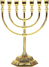 Decorazione menorah rami usato  Roma