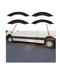 MERCEDES SPRINTER W906 ABS PRETO 4 PEÇAS TAMPA DE ARCO DE RODA GUARNIÇÕES PROTEÇÃO 2006-2018 comprar usado  Enviando para Brazil