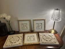 Vintage framed cherub for sale  LEICESTER