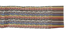 100 pés 28 AWG 300V 25 pares cabo de fita plana condutor de fio cor arco-íris 9V28050 comprar usado  Enviando para Brazil