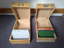 Karteikästen holz din gebraucht kaufen  Brühl