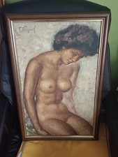 Tableau huile toile d'occasion  Roanne