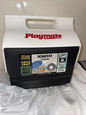 Igloo Playmate preto mini refrigerador lancheira balde 4 quartos 3 litros pacote com 6 latas comprar usado  Enviando para Brazil