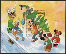 Foglietto natale 1983 usato  Italia
