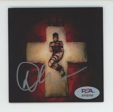 Adesivo autografado APENAS PSA/DNA Demi Lovato capa CD inserção, usado comprar usado  Enviando para Brazil
