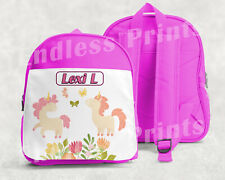 Mochila escolar personalizada unicórnios rosa mochila infantil (2) comprar usado  Enviando para Brazil
