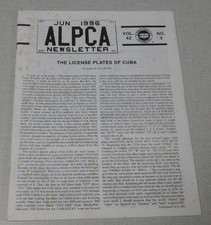 Alpca license plate for sale  Kansas City