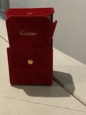 Cartier red suede for sale  LONDON