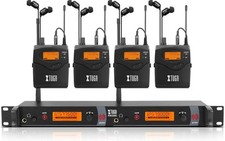 Usado, Sistema de monitor intra-auricular sem fio XTUGA RW2080 2 canais 4 bodypacks sistema IEM... comprar usado  Enviando para Brazil