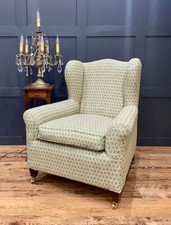 Antique english wingback for sale  DRIFFIELD