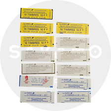 Lot carnet timbre d'occasion  Nonancourt
