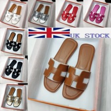Womens sliders slippers for sale  LONDON