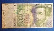 Billet espagne 1000 d'occasion  Vineuil