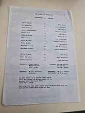 Official teamsheet portsmouth for sale  MANCHESTER