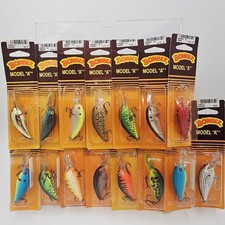 Usado, Isca artificial vintage 6A bombardeiro 2 1/8" modelo A 1/4 oz 6-8 pés laranja marrom pacote que você escolhe comprar usado Usado, Isca artificial vintage 6A bombardeiro 2 1/8" modelo A 1/4 oz 6-8 pés laranja marrom pacote que você escolhe comprar usado  Enviando para Brazil