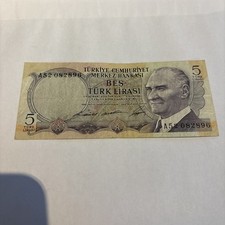 Turquie billet turk d'occasion  Villemandeur