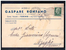 Cartolina commerciale torino usato  Italia