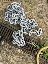 Galvanised chain long for sale  GLOSSOP