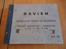 Rare saviem catalogue d'occasion  Einville-au-Jard