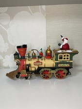 Vintage Novo Bright Holiday Express Trem Animado JOY TO ALL SANTA’S FE- Funciona! comprar usado  Enviando para Brazil
