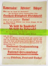Flugblatt nationalversammlung  gebraucht kaufen  Neugersdorf
