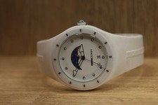 Relógio masculino Momo Design MD-3006FL-01 silicone fase da lua branco Bew Batt 7" comprar usado  Enviando para Brazil