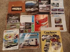 Lote de brochuras de reboque de motorhome da década de 1970 Jimmy Coachmen Olympic Yellowstone Jayco , usado comprar usado  Enviando para Brazil
