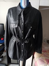 Leather bike jacket usato  San Severino Marche