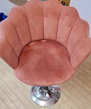 Pink velvet swivel for sale  LONDON