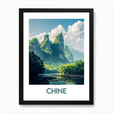 Affiche voyage chine d'occasion  Expédié en Belgium