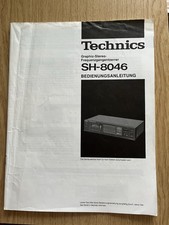 Technics 8046 bedienungsanleit gebraucht kaufen  Heiningen