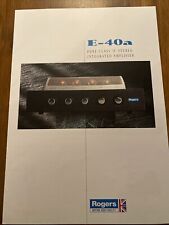 Rogers 40a amplifier for sale  STEVENAGE