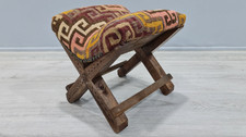 banquinho otomano, decoração bahomé, cadeira tapete kilim, decoração rústica, cadeira de entrada comprar usado  Enviando para Brazil