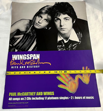 Usado, Pôster promocional Paul McCartney And Wings "Wingspan" 18"X24" 2001 promocional excelente comprar usado Usado, Pôster promocional Paul McCartney And Wings "Wingspan" 18"X24" 2001 promocional excelente comprar usado  Enviando para Brazil