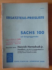 Ersatzteileliste 1957 sachs gebraucht kaufen  Wiesloch