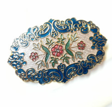Vintage oval cloisonne for sale  GLASGOW