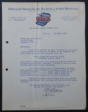 Facture paris 1939 d'occasion  Nantes-