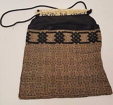 Bolsa de mão chinesa antiga bordado de trabalho leigo com punho de osso bovino esculpido comprar usado  Enviando para Brazil