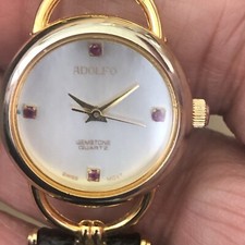 Adolfo gemstone watch for sale  Spring Grove