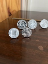 Pairs coin cufflinks for sale  HALIFAX