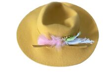 Yellow fedora ladies for sale  UPMINSTER