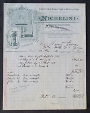 Facture 1931 nichelini d'occasion  Nantes-