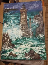 Tableau huile toile d'occasion  Brest