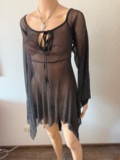 Transparentes kleid glitzer gebraucht kaufen  Düsseldorf