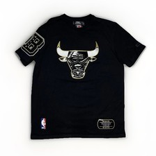 Camiseta masculina Pro Standard NBA Chicago Bulls tamanho médio | Preta/dourada comprar usado  Enviando para Brazil