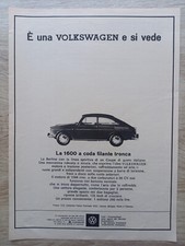 VW Volkswagen 1600 TL, coda filante tronca, Werbung advert pubblicità, 1965 comprar usado  Enviando para Brazil