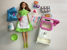 Jogo de padaria Barbie com forno de padaria e muito mais! Leia a descrição, usado comprar usado  Enviando para Brazil